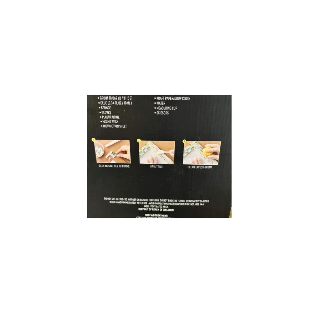Make Market Mosaic Frame Kit 5x5 in‎ (12.7x12.7 cm) Mosaic Frame Kit